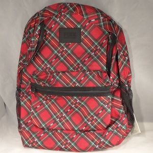 RED PLAID PRINT BRAND NEW Details about / Victorias Secret PINK CAMPUS Backpack